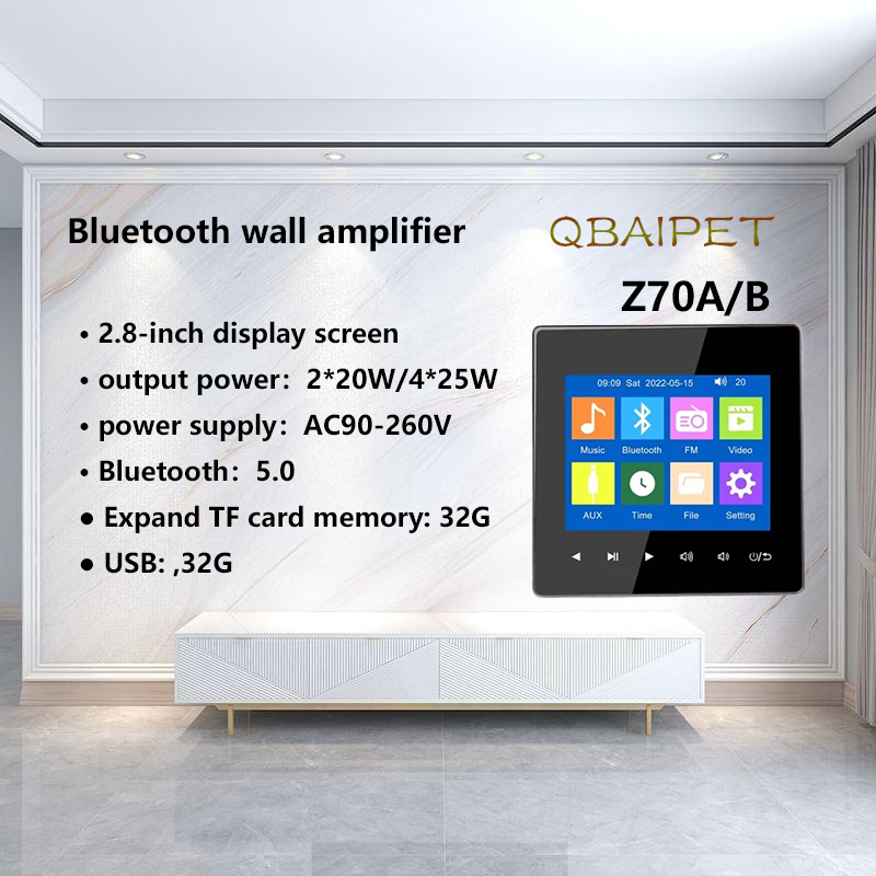 Home Cinema Bluetooth - Home Bluetooth Wall Amplifier Background Music