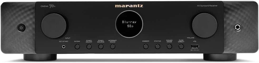 Home Cinema Bluetooth - Marantz Cinema 70S 7.2-Ch Receiver (50W