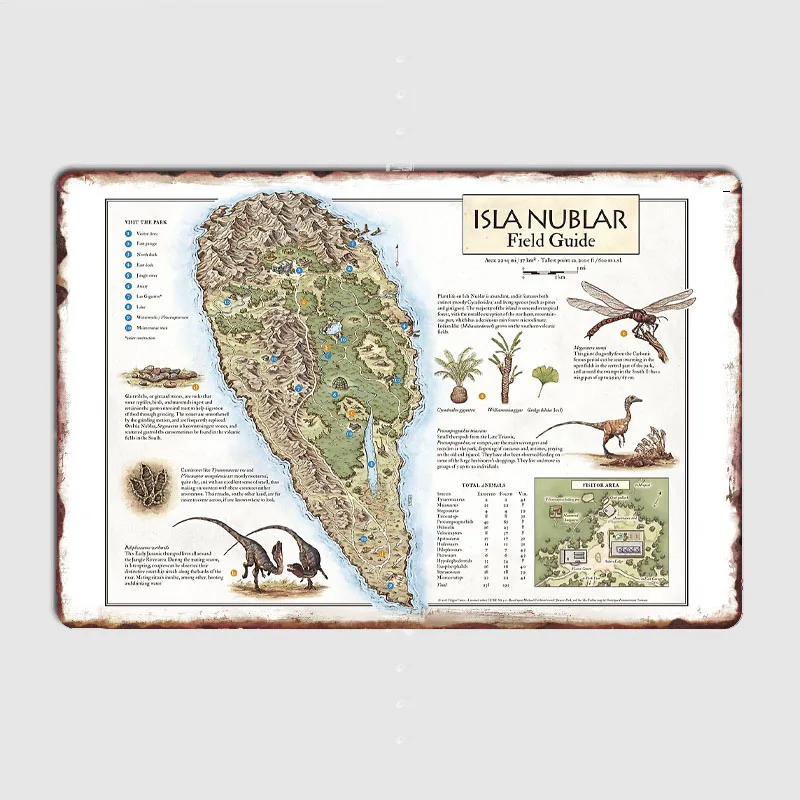 Isla Nublar Field Guide - Jura - Home Cinema Guide ulasan dan harga