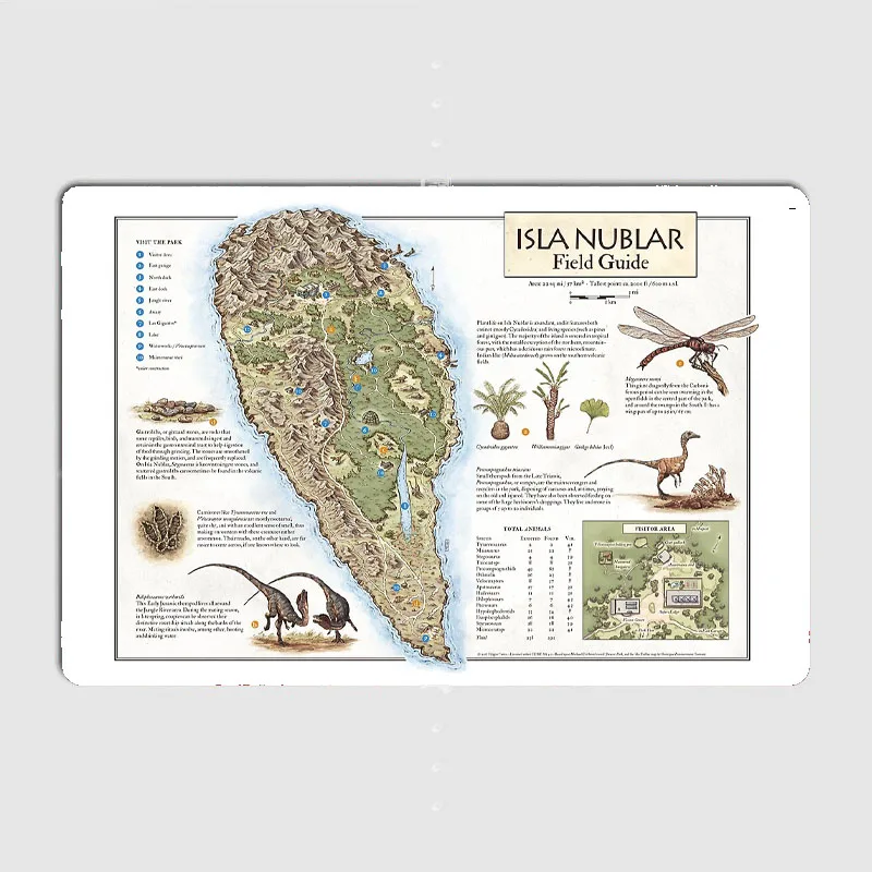 Isla Nublar Field Guide - Jura - Home Cinema Guide ulasan dan harga