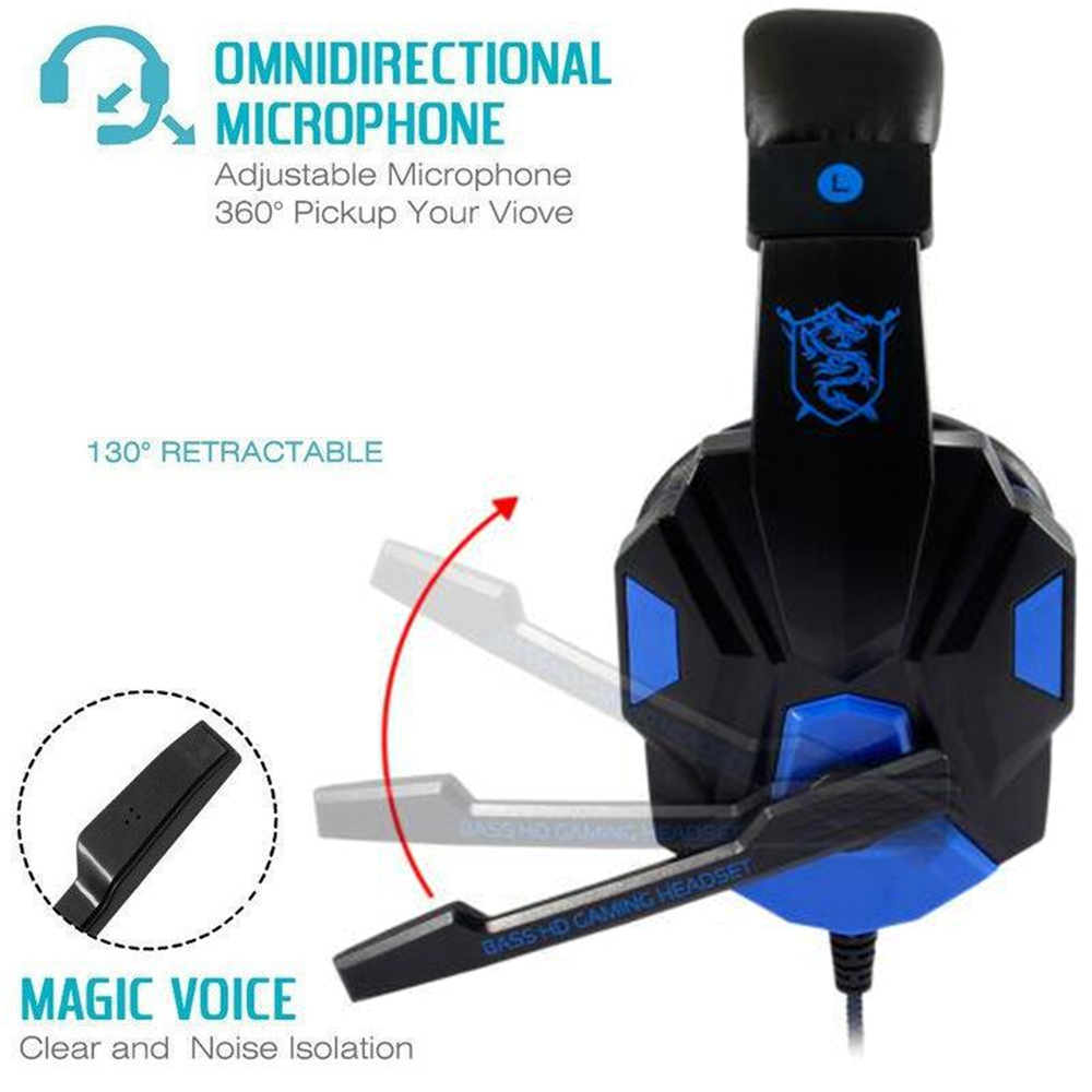 Wired Gaming Headphones for PS - Home Cinema Pc ulasan dan harga