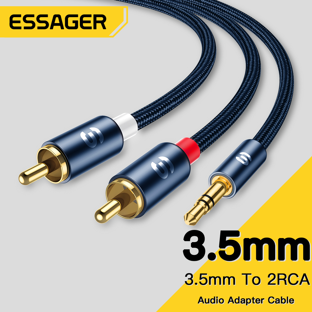 Essager Audio Cables 3.5mm Jac - Home Cinema Pc ulasan dan harga