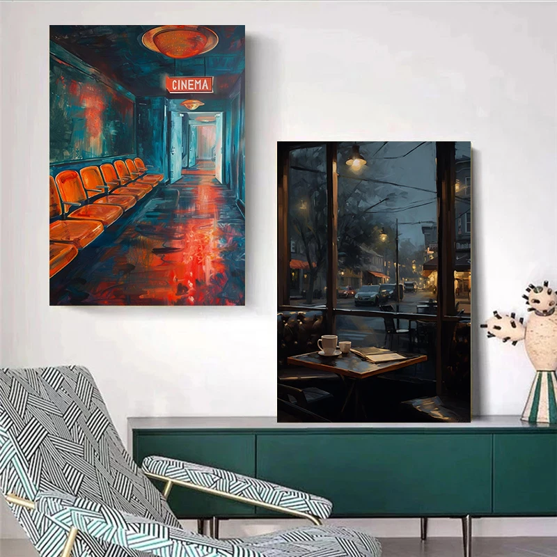 1pc frameless Moody Vintage Ni - Home Cinema In ulasan dan harga
