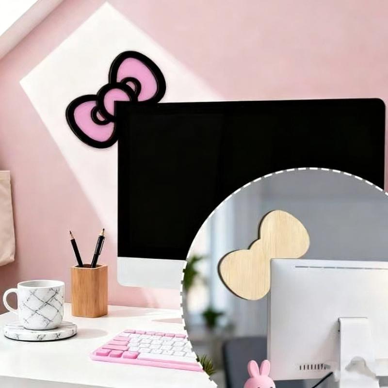 New 1/2Pcs Wooden Bowknot PC A - Home Cinema Pc ulasan dan harga