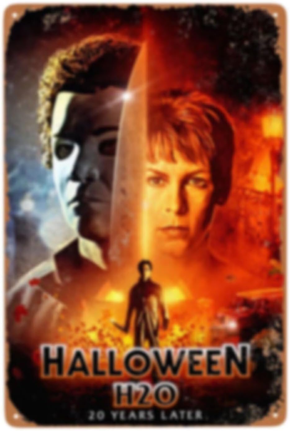 Vintage Movie Tin Signs Hallow - Home Cinema Movies ulasan dan harga