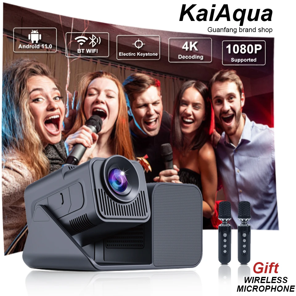 KaiAqua  KTV  Karaoke Projecto - Home Cinema Karaoke Projector ulasan dan harga