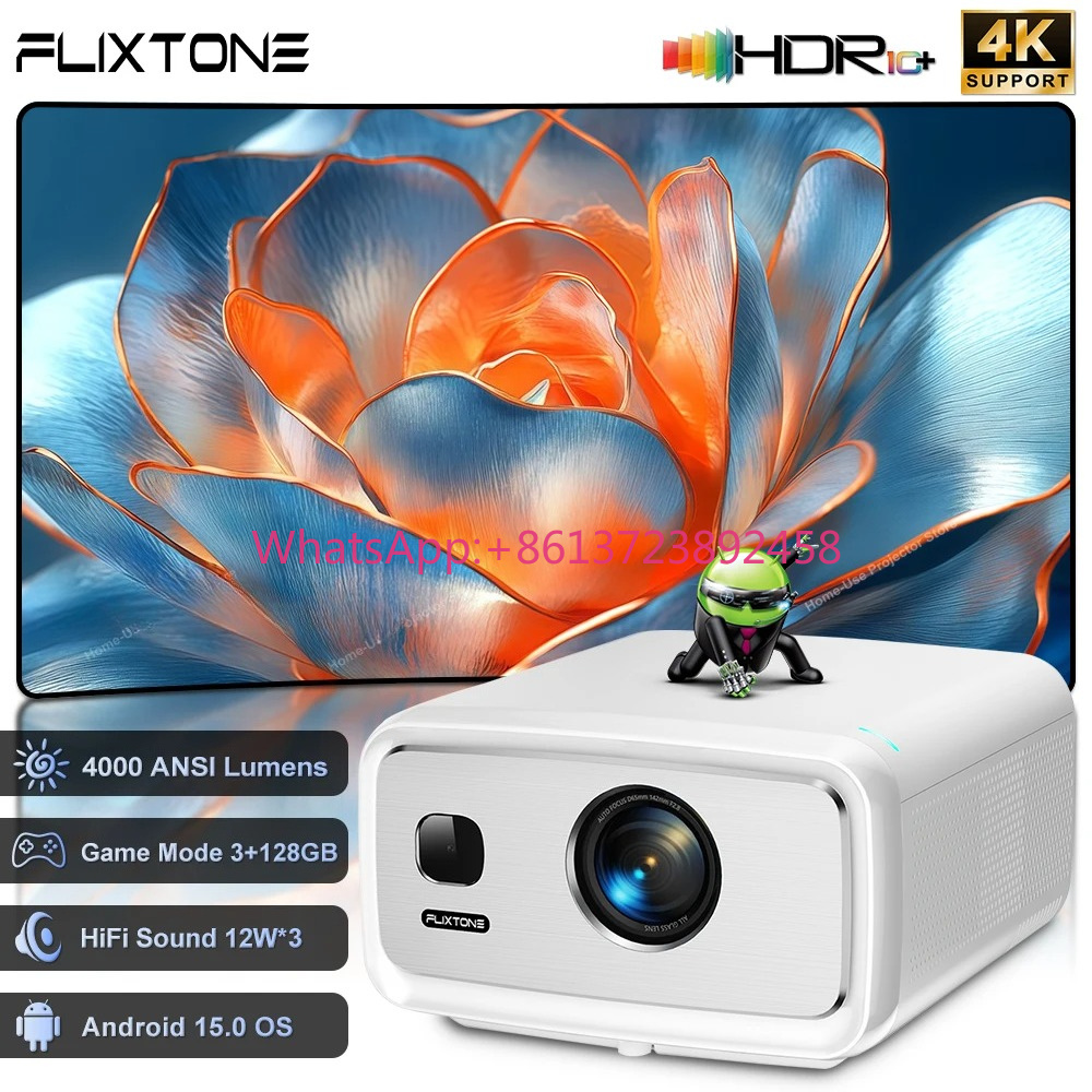 FlixTone D10S 4000 ANSI Full H - Home Cinema Movies ulasan dan harga