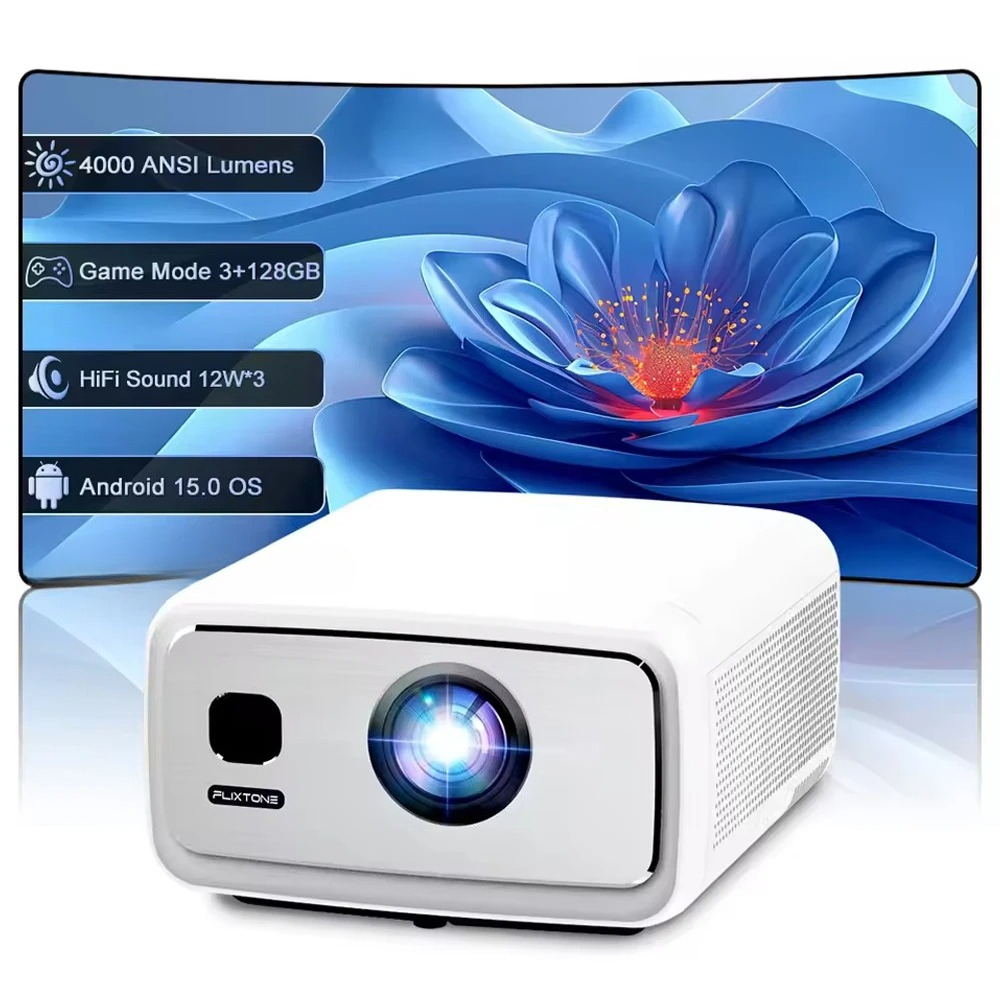 FlixTone D10S 4000 ANSI Full H - Home Cinema Movies ulasan dan harga