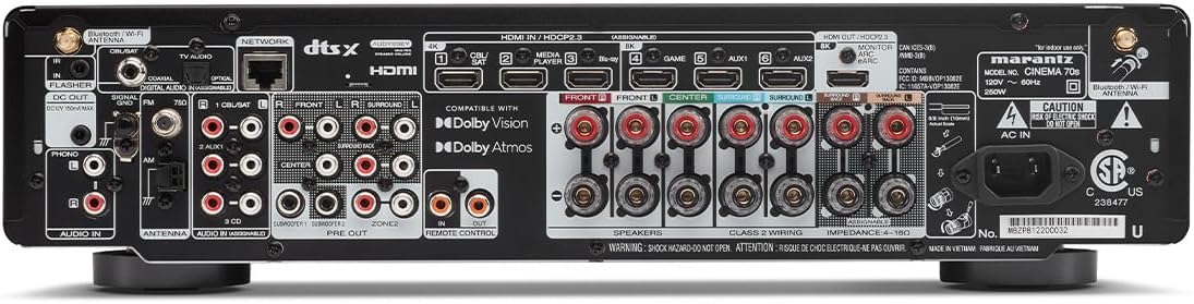 Marantz Cinema 70S 7.2-Ch Rece - Home Cinema Bluetooth ulasan dan harga