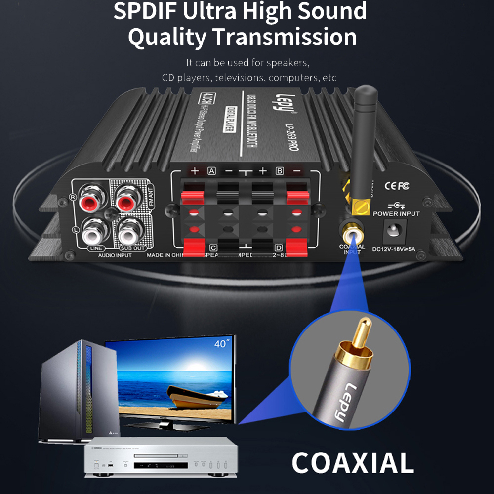 LEPY LP-269PRO 4.1 Channel Amp - Home Cinema Bluetooth ulasan dan harga
