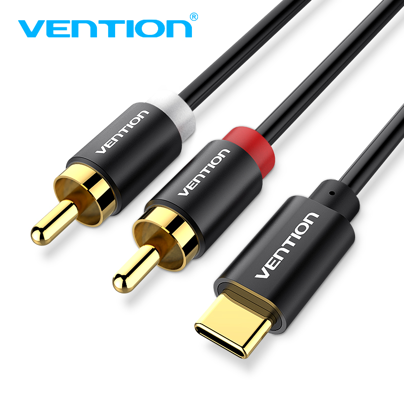 USB C RCA Audio Cable Type-C t - Home Cinema Pc ulasan dan harga