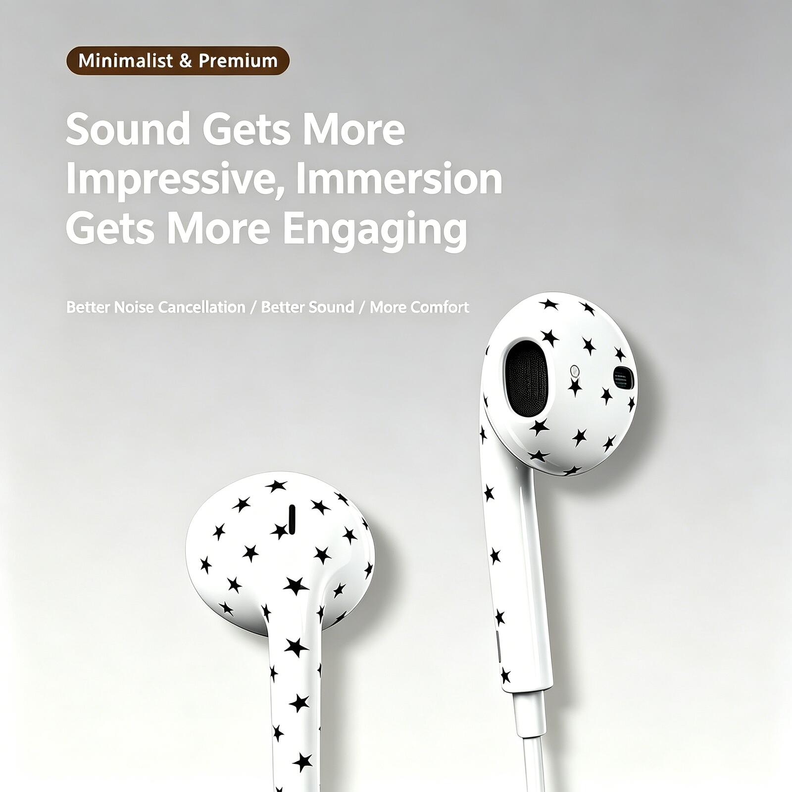 Fashion Type-C Wired Earphones - Home Cinema Pc ulasan dan harga
