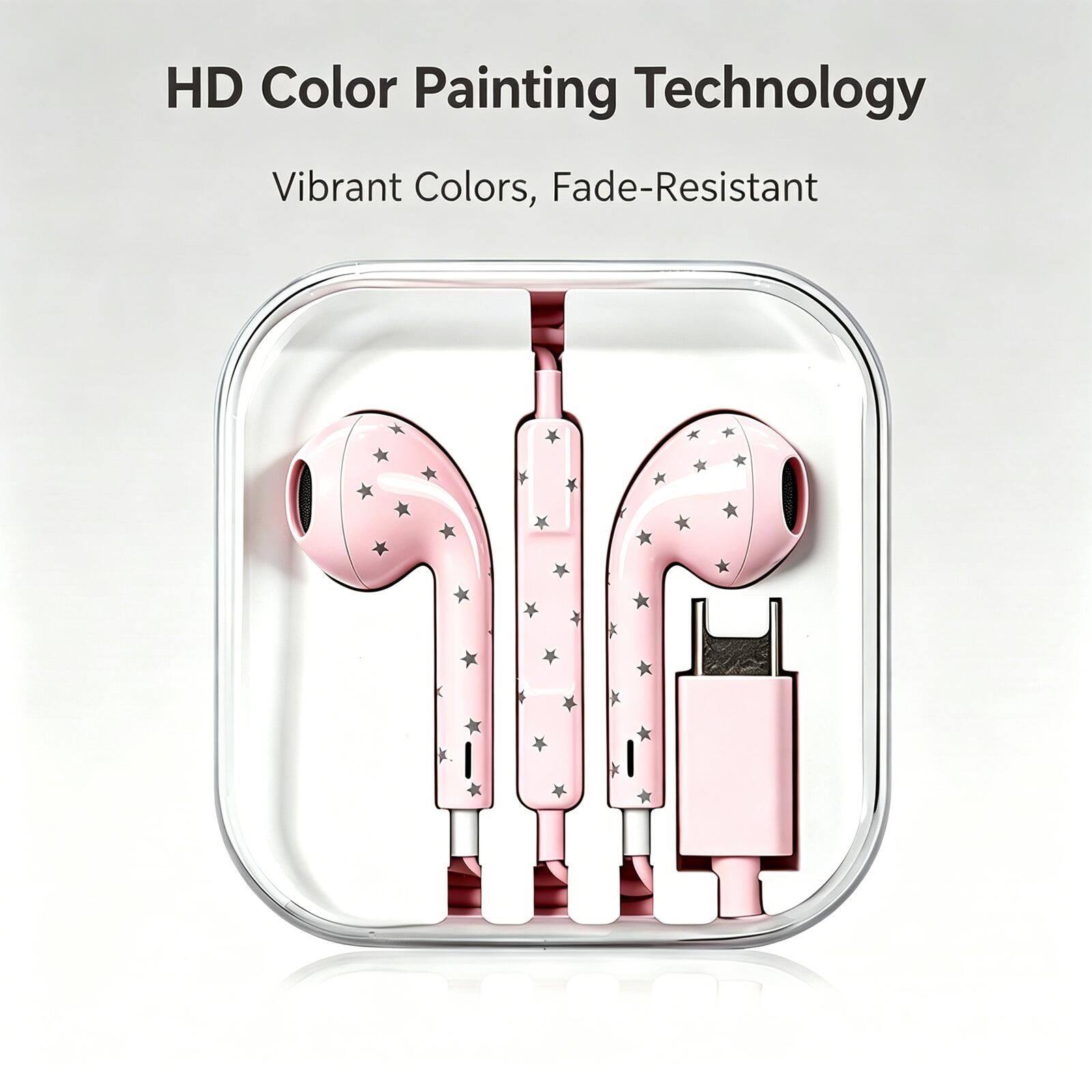 Fashion Type-C Wired Earphones - Home Cinema Pc ulasan dan harga