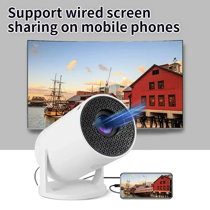 New  Mini HY300  Projector 4K  - Home Cinema Mini ulasan dan harga