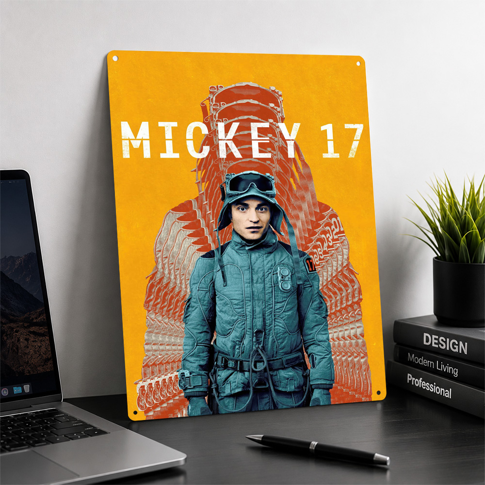 Mickey 17 Movie Metal Poster C - Home Cinema Movies ulasan dan harga