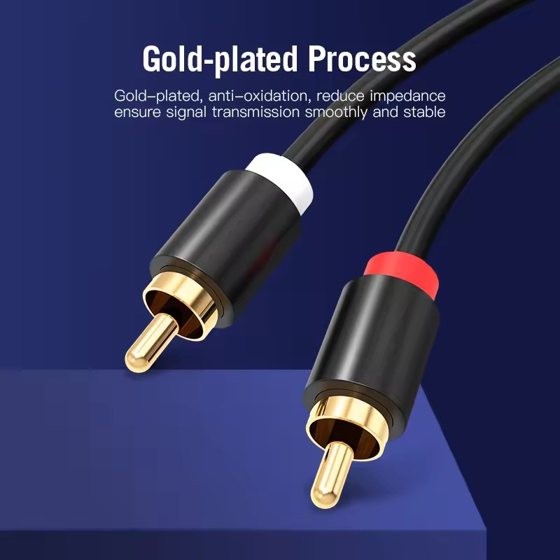 HIFI Stereo RCA Cable 2RCA to  - Home Cinema Pc ulasan dan harga