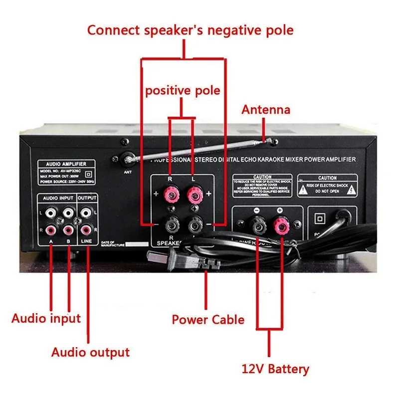 2000W bluetooth Audio Power Am - Home Cinema Bluetooth ulasan dan harga
