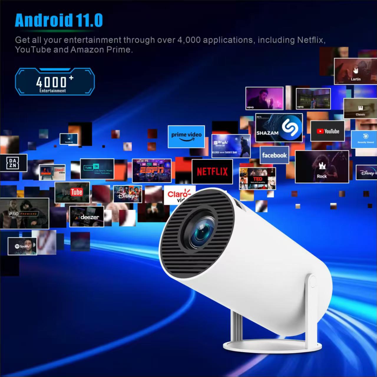 Mini HY300 Portable Projector  - Home Cinema Pc ulasan dan harga