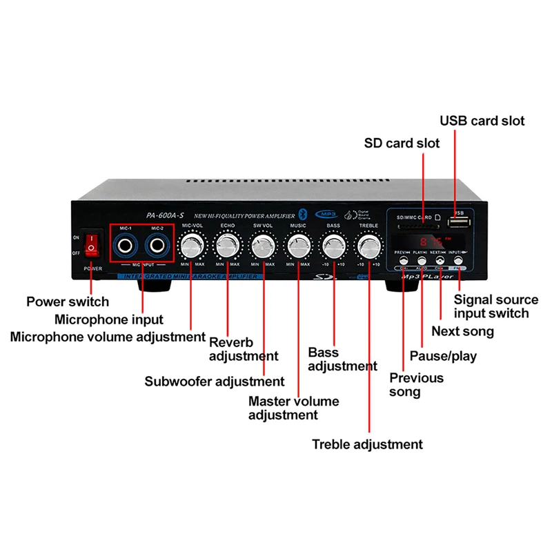 High Power Professional Hifi B - Home Cinema Bluetooth ulasan dan harga
