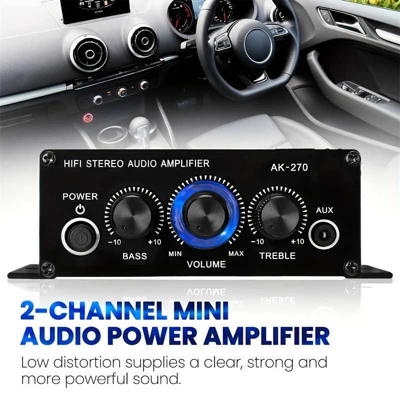 AK-270 400W Mini Power Amplifi - Home Cinema Mini ulasan dan harga