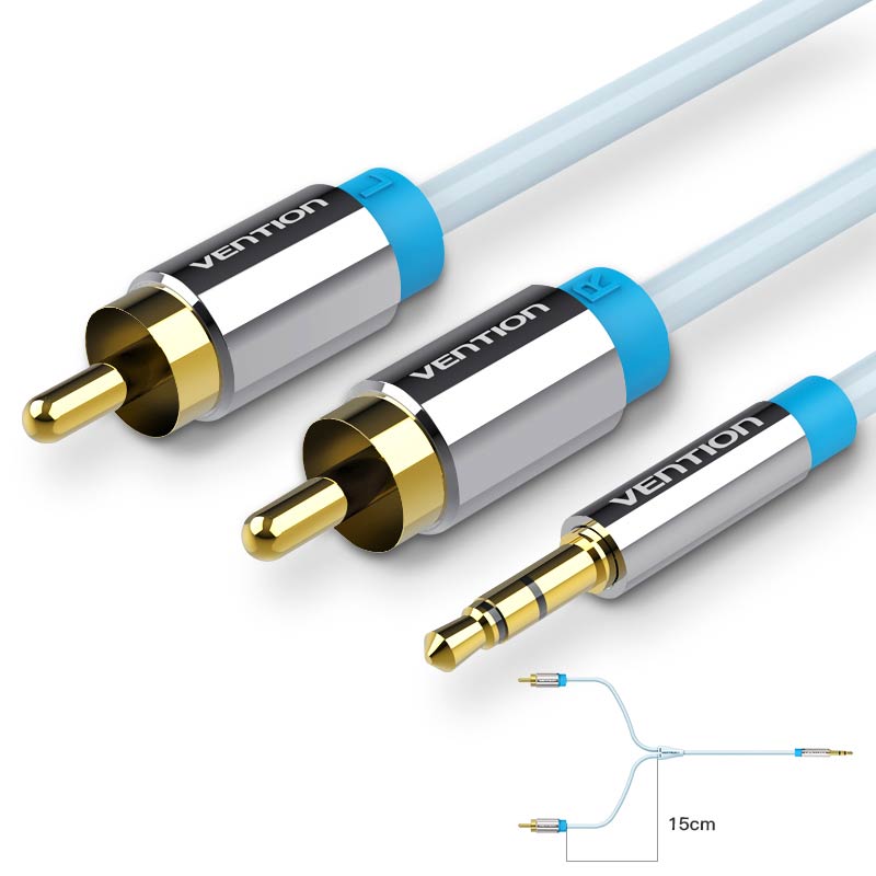 Vention RCA Cable 3.5 to 2rca  - Home Cinema Pc ulasan dan harga