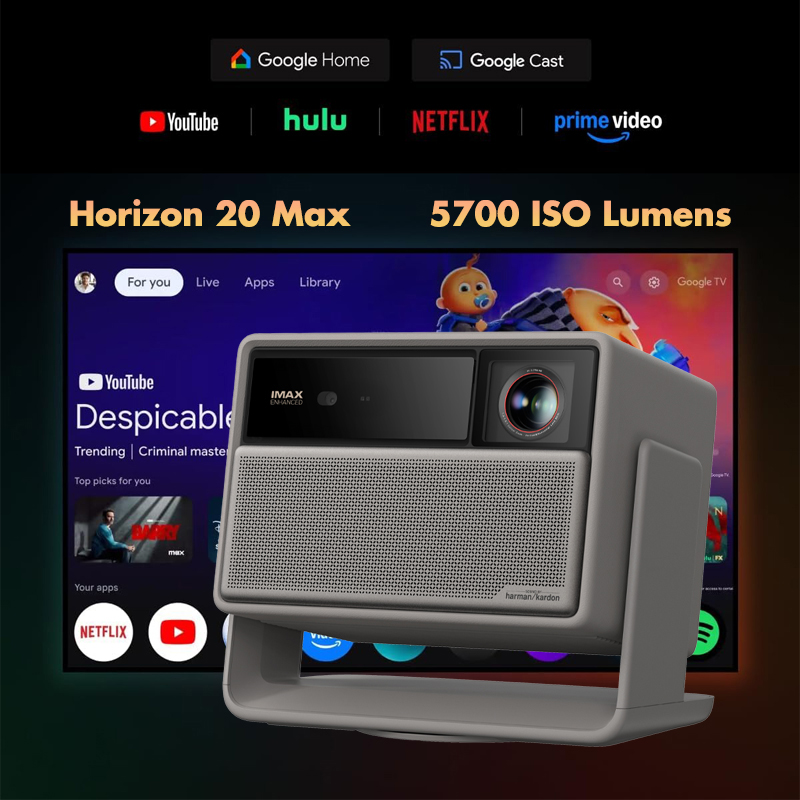 XGIMI Horizon 20 Max 8K Projec - Home Cinema Kardon Harman ulasan dan harga